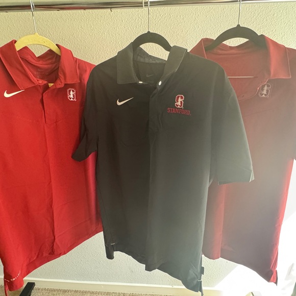 Nike Other - Nike Stanford Polo Shirts - Red and Black Bundle